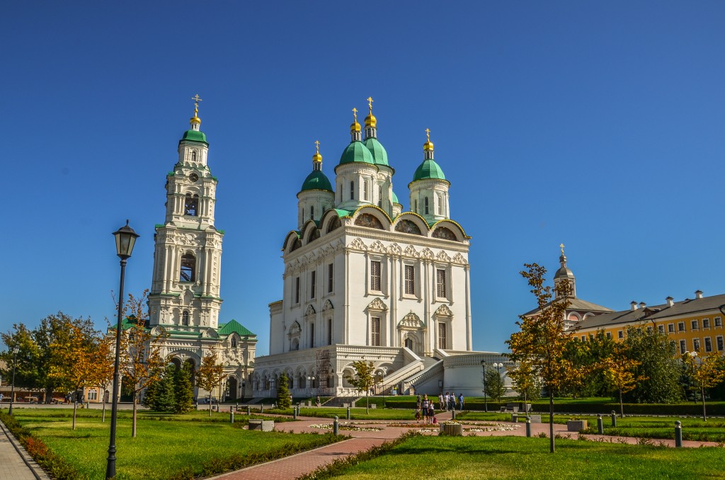 Kreml w Astrachaniu Sobór Zaśnięcia Matki Bożej